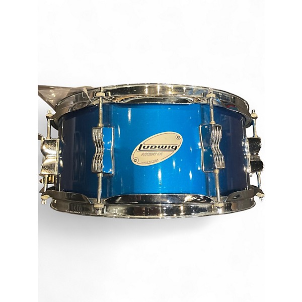 Used Ludwig 5X14 Accent CS Snare Blue Agave Drum