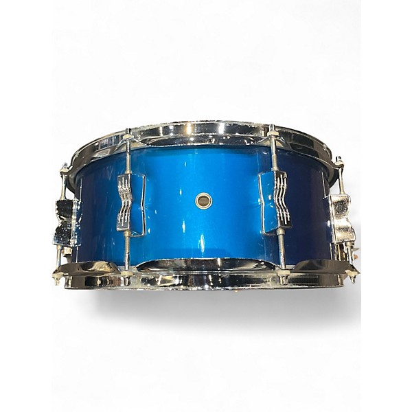Used Ludwig 5X14 Accent CS Snare Blue Agave Drum