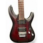 Used Schecter Guitar Research C1 Platinum FR Crimson Red Burst Solid Body Electric Guitar