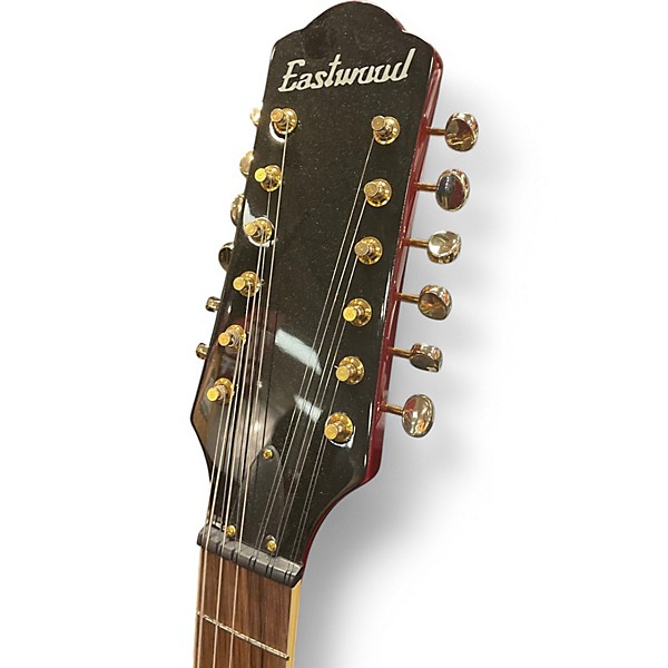 Used Eastwood NSH-12  cherry red Hollow Body Electric Guitar