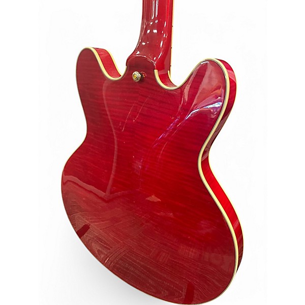 Used Eastwood NSH-12  cherry red Hollow Body Electric Guitar