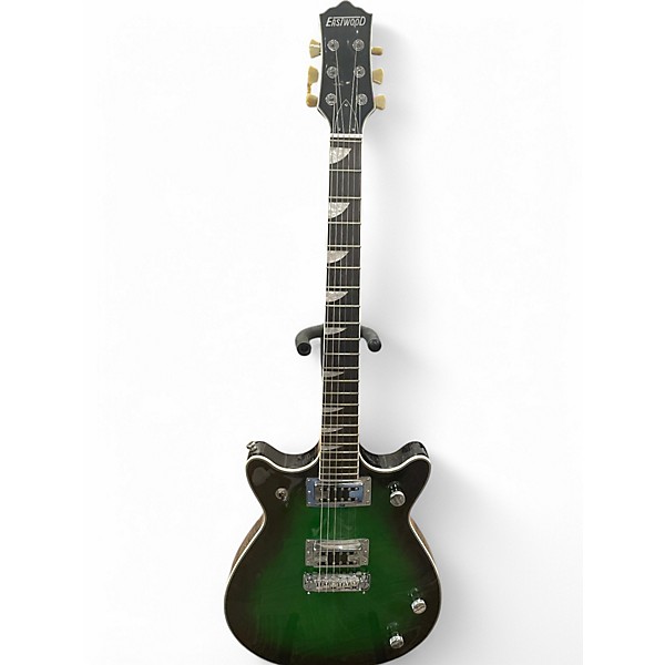 Used Eastwood ac classic Green burst Solid Body Electric Guitar