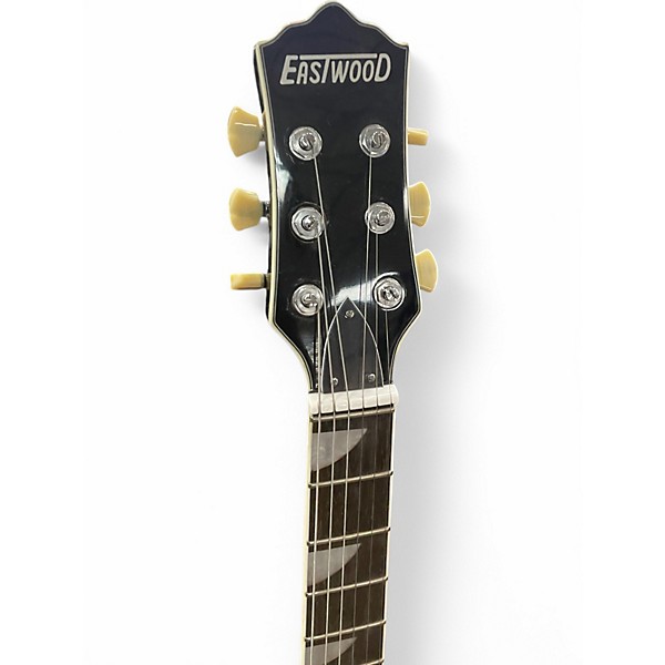 Used Eastwood ac classic Green burst Solid Body Electric Guitar