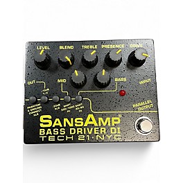 Used Tech 21 Sansamp PBDR Bass Driver DI Bass Effect Pedal