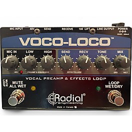 Used Radial Engineering VOCO-LOCO Vocal Processor