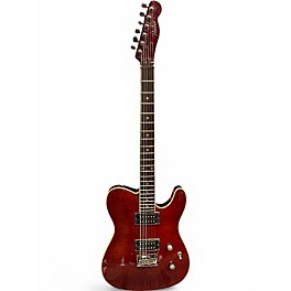 Used Fender Special Edition Custom Telecaster FMT HH Trans Red Solid Body Electric Guitar
