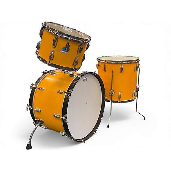 Used Ludwig 3 Piece Classic Maple Yellow Cortex Drum Kit