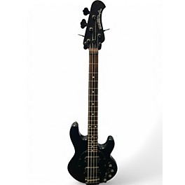 Used Ernie Ball Music Man Stingray Stealth HH 4 String Black Electric Bass Guitar