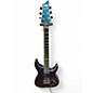 Used 2022 Schecter Guitar Research Hellraiser C1 Hybrid aurora Solid Body Electric Guitar thumbnail