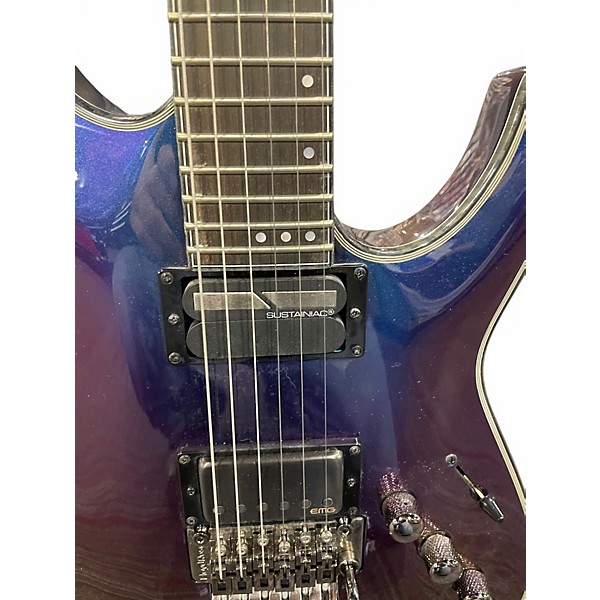 Used 2022 Schecter Guitar Research Hellraiser C1 Hybrid aurora Solid Body Electric Guitar