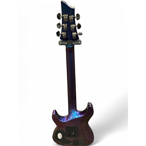 Used 2022 Schecter Guitar Research Hellraiser C1 Hybrid aurora Solid Body Electric Guitar