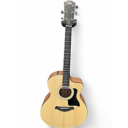 Used Taylor 114CE Natural Acoustic Electric Guitar