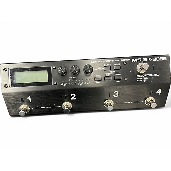 Used BOSS Used BOSS MS3 Multi Effects Switcher Effect Used BOSS Used BOSS MS3 Multi Effects Switcher Effect