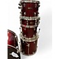 Used Sound Percussion Labs 5 Piece Unity Metallic Red Drum Kit