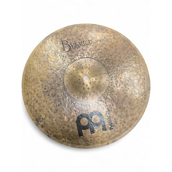 Used MEINL 15in Byzance Dark Hi Hat Pair Cymbal