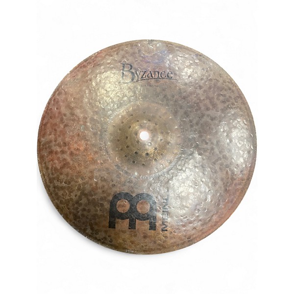 Used MEINL 15in Byzance Dark Hi Hat Pair Cymbal