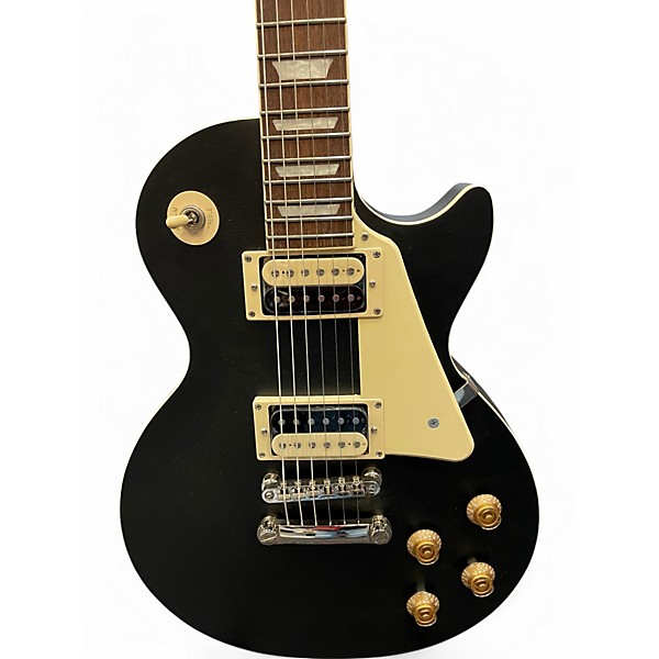 Used Epiphone Les Paul Traditional Pro IV Ebony Solid Body Electric Guitar