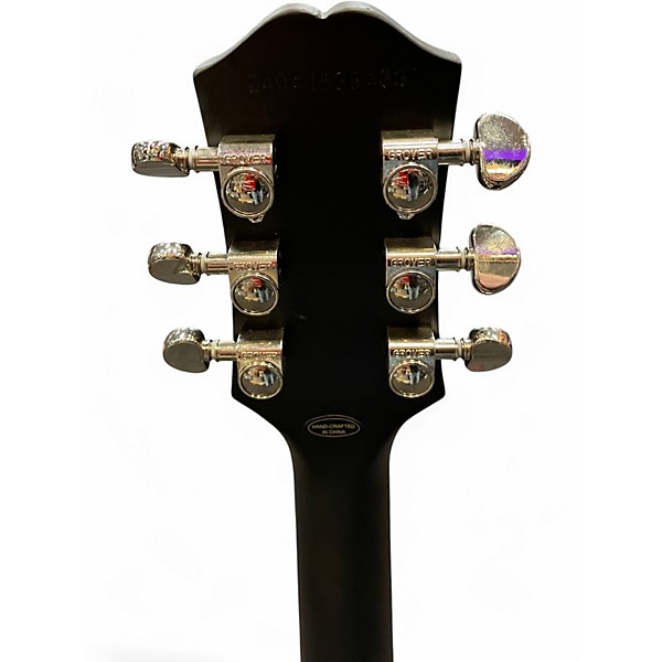 Used Epiphone Les Paul Traditional Pro IV Ebony Solid Body Electric Guitar