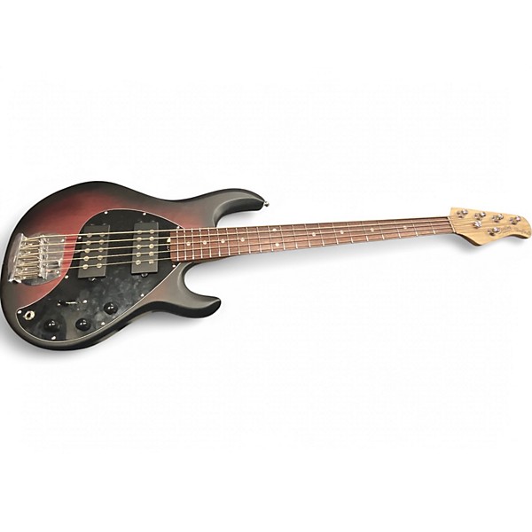 Used Sterling by Music Man Ray5 5 String ruby red  Electric Bass Guitar