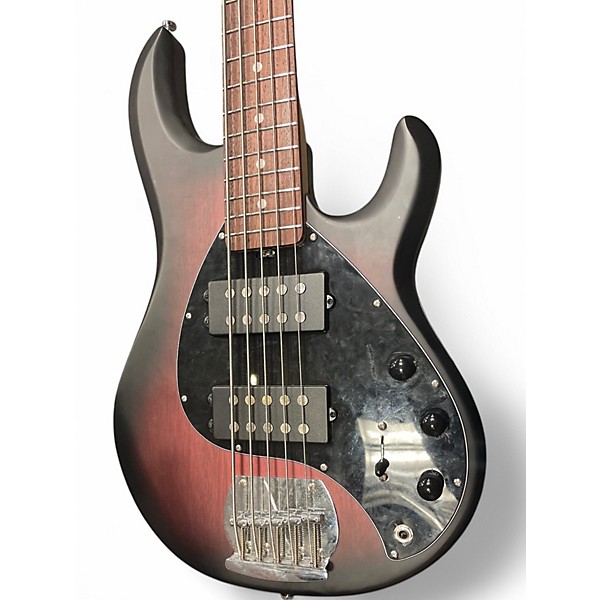 Used Sterling by Music Man Ray5 5 String ruby red  Electric Bass Guitar