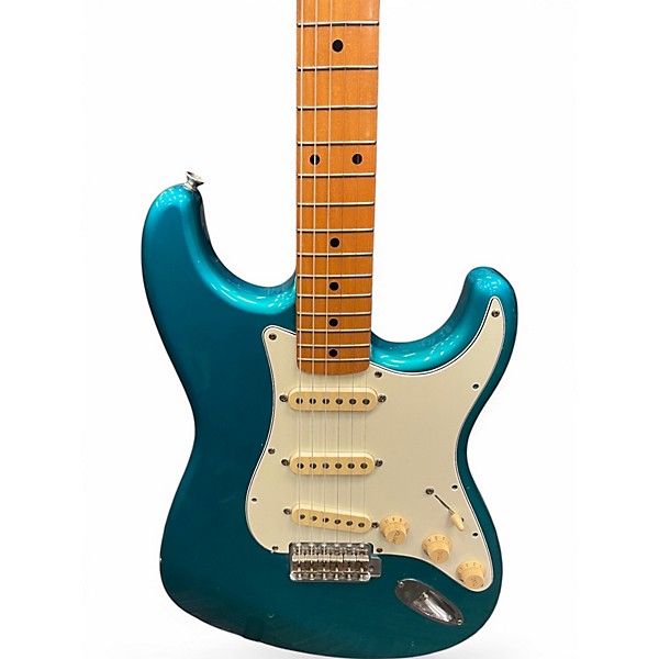 Used Squier Stratocaster 50's Turquoise Solid Body Electric Guitar