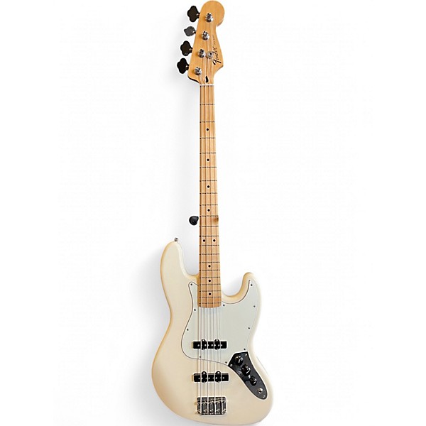 Used Fender Player Jazz Bass Alpine White Electric Bass Guitar
