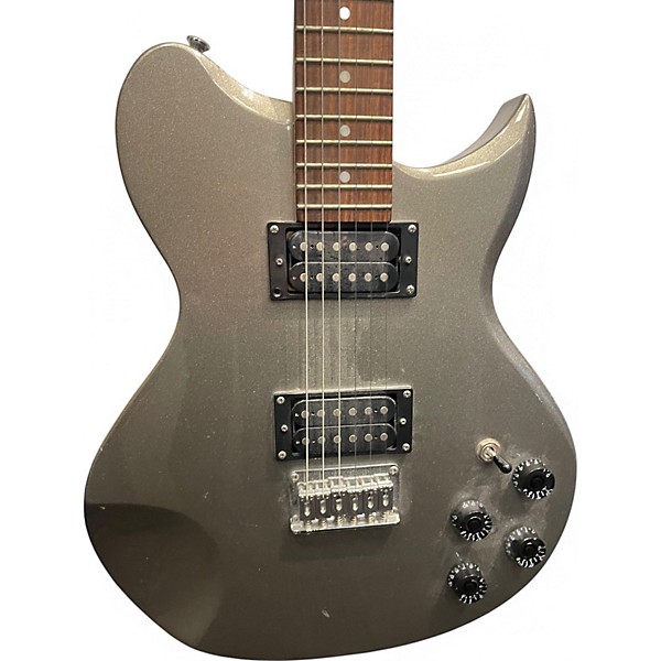 Used Washburn WI14 Silver Sparkle Solid Body Electric Guitar