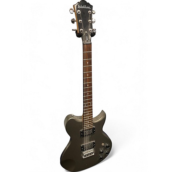 Used Washburn WI14 Silver Sparkle Solid Body Electric Guitar