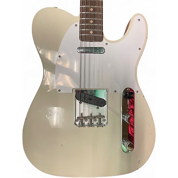 Used Fender Custom Shop Jimmy Page Mirror Telecaster Black Solid Body Electric Guitar