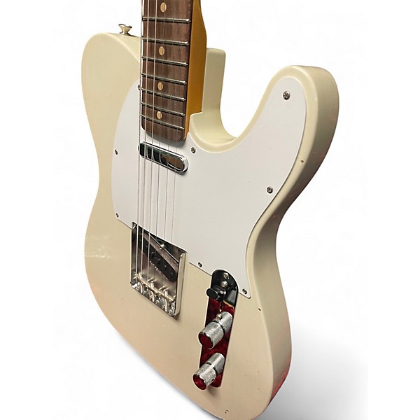 Used Fender Custom Shop Jimmy Page Mirror Telecaster Black Solid Body Electric Guitar