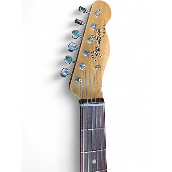 Used Fender Custom Shop Jimmy Page Mirror Telecaster Black Solid Body Electric Guitar