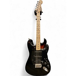 Used Squier Stratocaster HSS Black Solid Body Electric Guitar