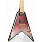 Used Kiesel Ultra V Trans Crimson Red Solid Body Electric Guitar