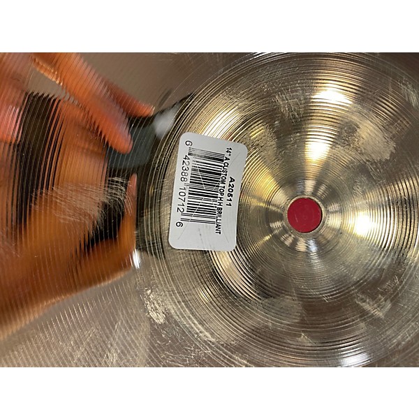 Used Zildjian 14in A Custom Hi Hat Top Cymbal