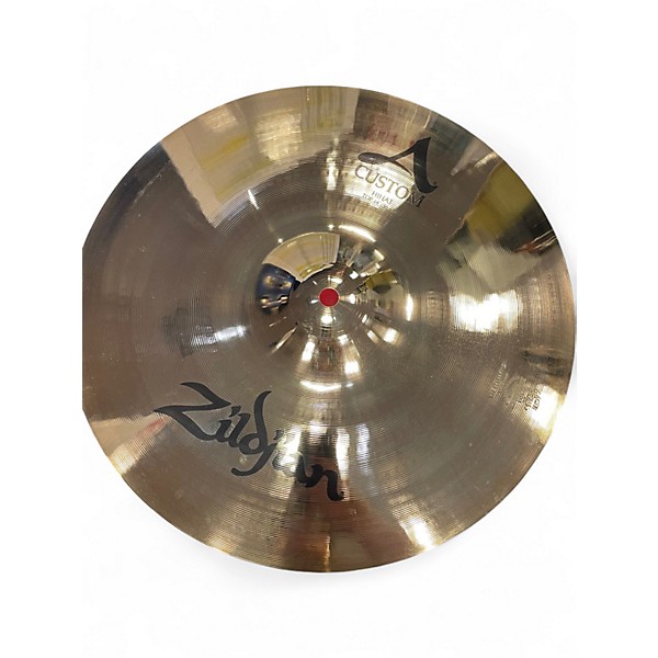 Used Zildjian 14in A Custom Hi Hat Top Cymbal