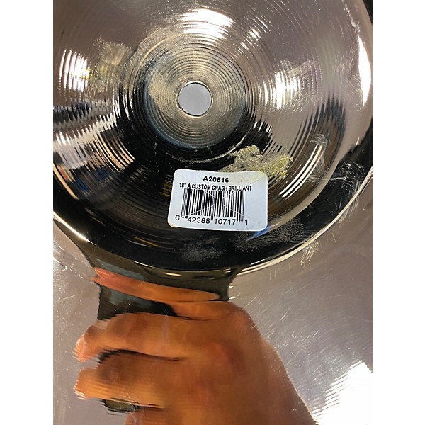 Used Zildjian 18in A Custom Crash Cymbal