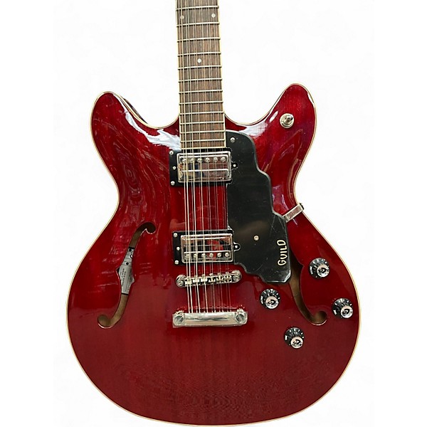Used Guild Starfire Cherry Hollow Body Electric Guitar