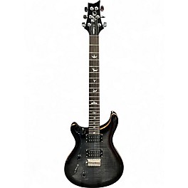 Used 2021 PRS CM4 SE Custom 24 Left Handed Trans Charcoal Electric Guitar