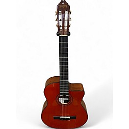 Used Washburn C5CEA ORANGE Classical Acoustic Electric Guitar