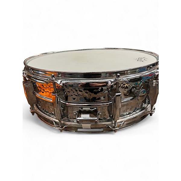 Used Ludwig 14X5 Hammered Supraphonic Snare Chrome Over Aluminum Drum