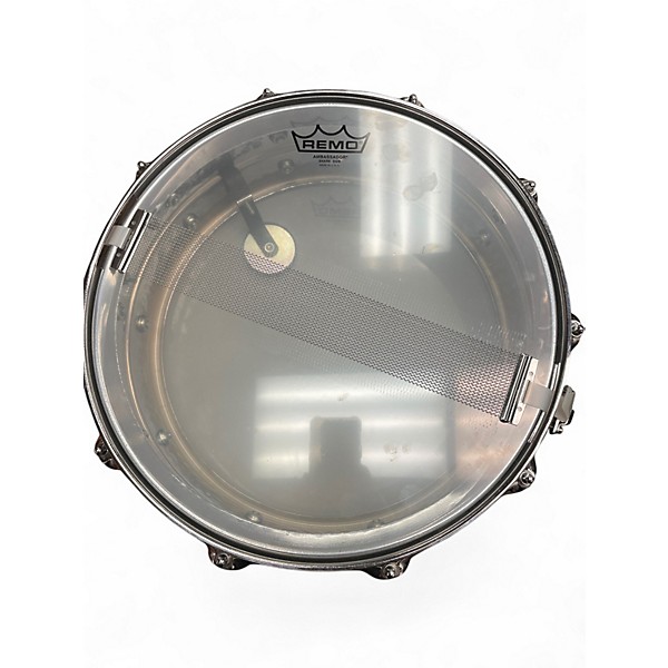 Used Ludwig 14X5 Hammered Supraphonic Snare Chrome Over Aluminum Drum