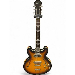 Used Epiphone Casino Vintage Sunburst Hollow Body Electric Guitar