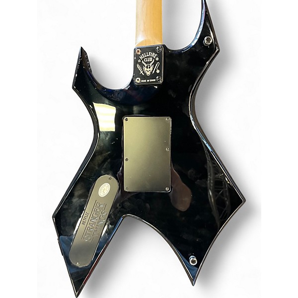 Used B.C. Rich WARLOCK STRANGER THINGS BLACK Solid Body Electric Guitar