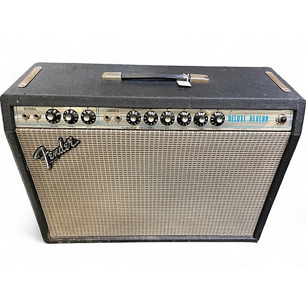 Vintage 1978 Fender Deluxe Reverb Tube Guitar Combo Amp