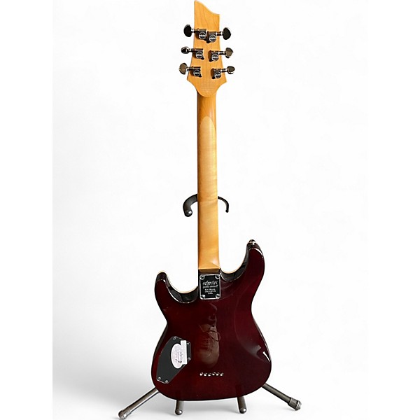 Used Schecter Guitar Research Omen Extreme 6 Vintage Sunburst Solid Body Electric Guitar