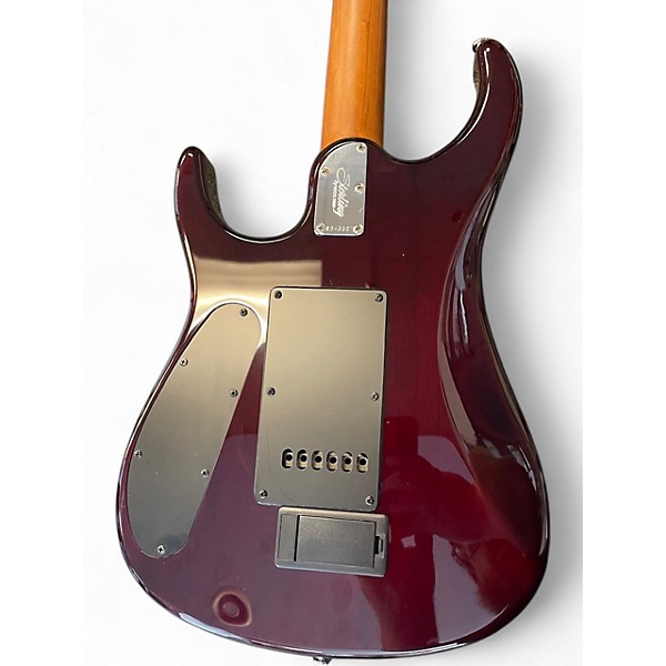 Used Sterling by Music Man JP150FM John Petrucci Signature ROYAL RED Solid Body Electric Guitar