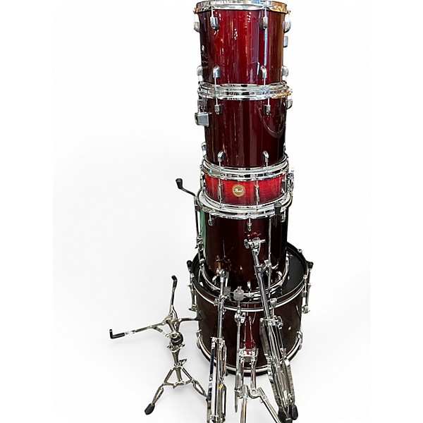 Used PDP by DW 5 Piece encore  ruby red Drum Kit