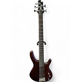 Used Cort Action Bass V Walnut Electric Bass Guitar