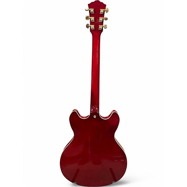 Used Washburn HB35 Red Hollow Body Electric Guitar