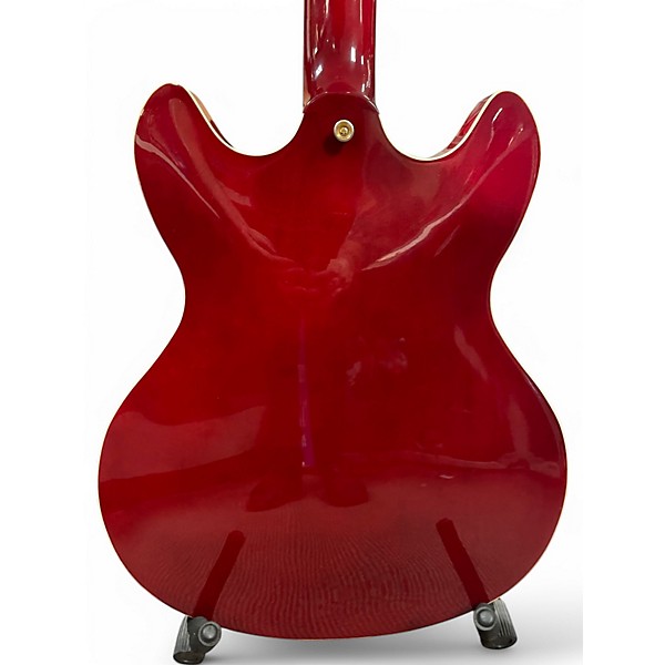 Used Washburn HB35 Red Hollow Body Electric Guitar